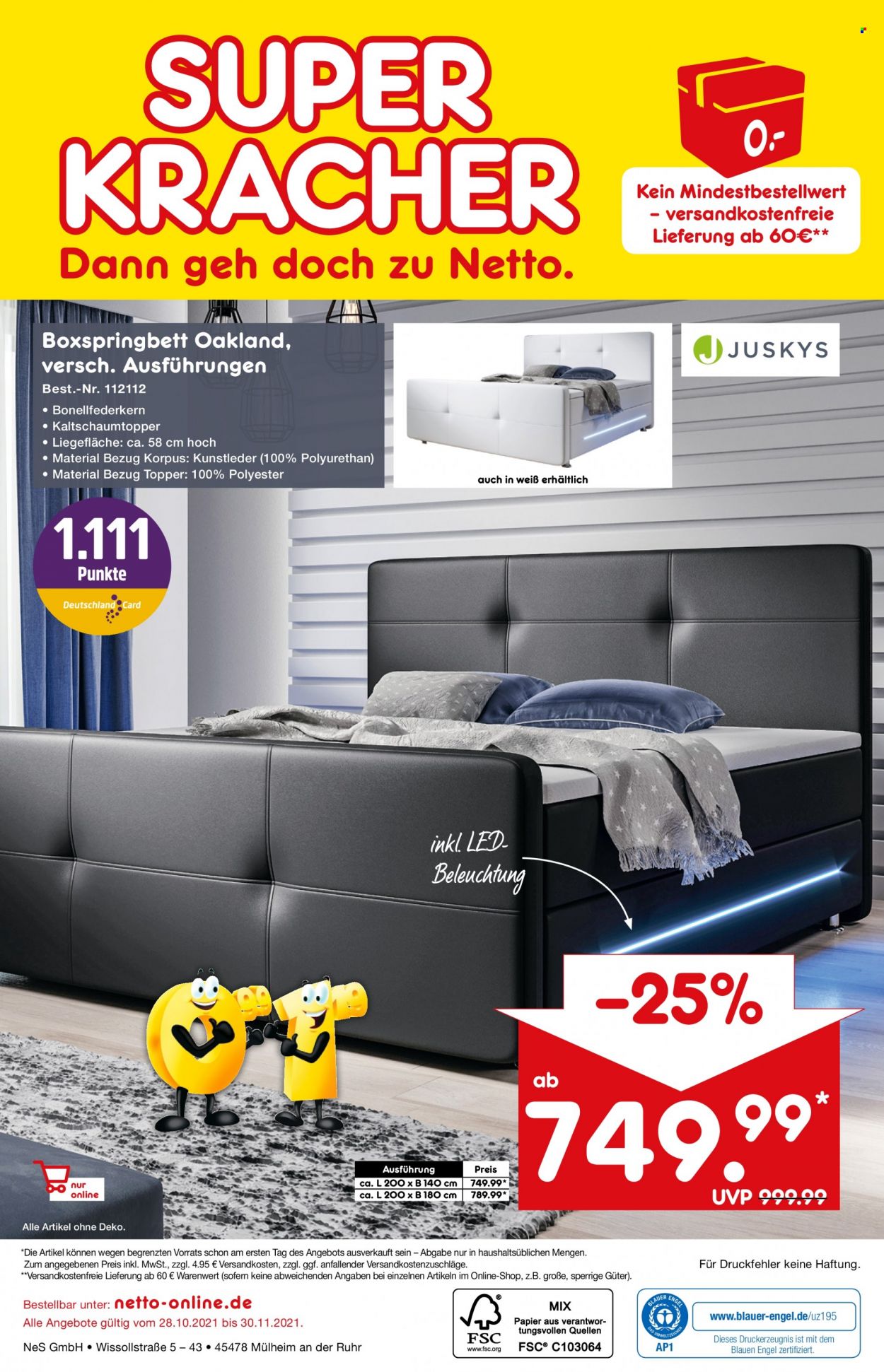 Prospekte Netto Marken-Discount - 1.11.2021 - 30.11.2021. Seite 48.