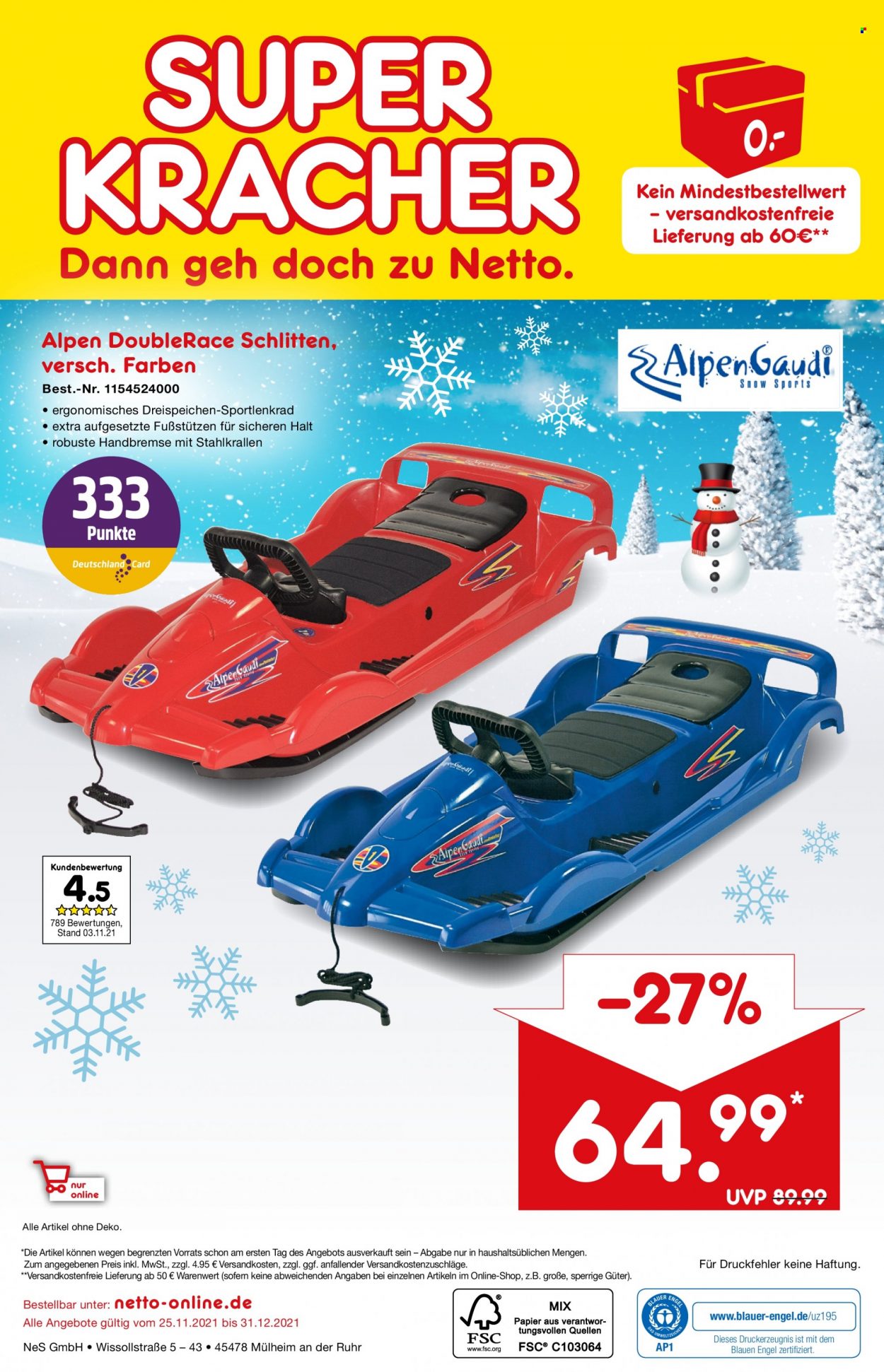 Prospekte Netto Marken-Discount - 1.12.2021 - 31.12.2021. Seite 48.