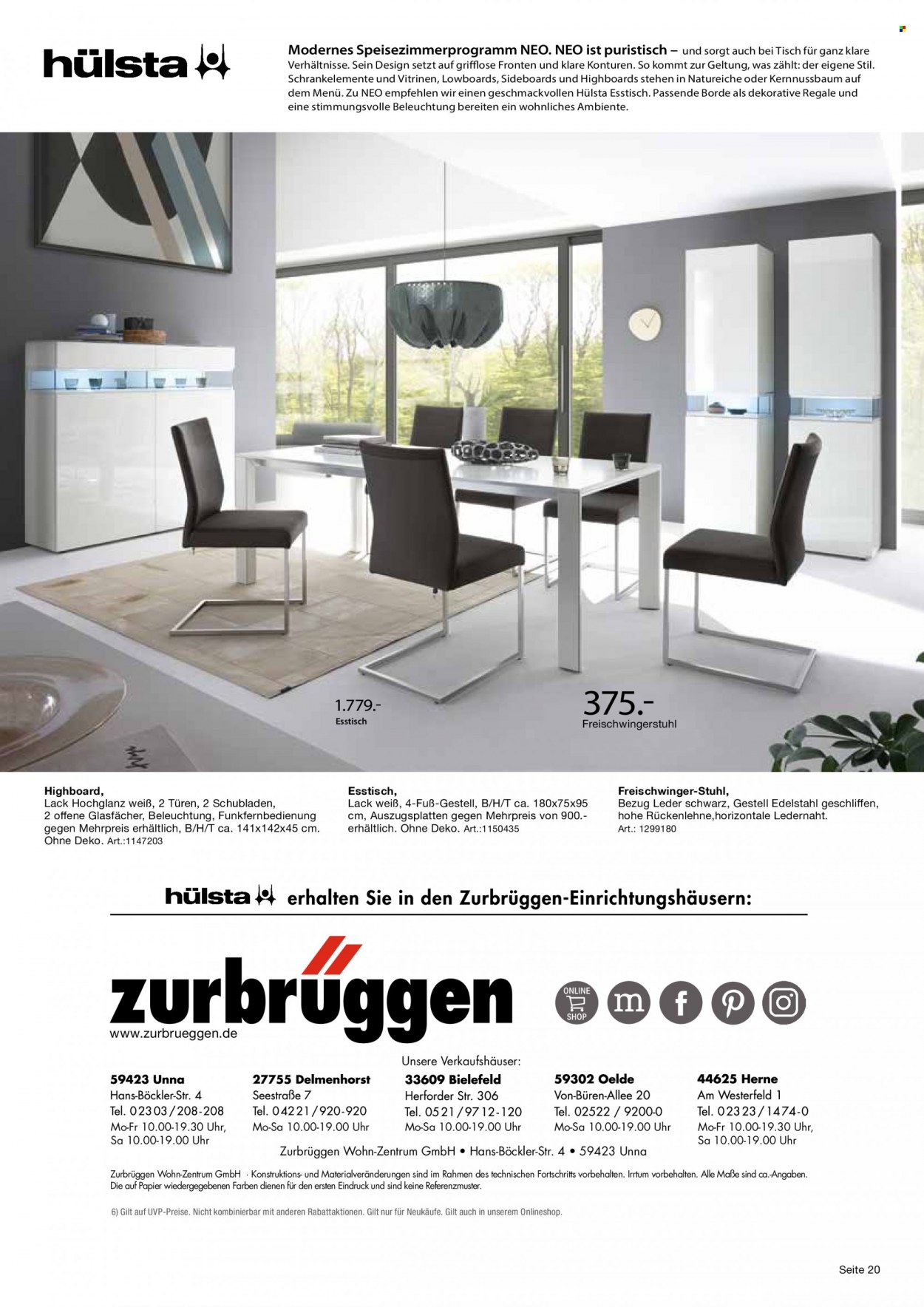Prospekte Zurbrüggen - 4.7.2022 - 20.8.2022.