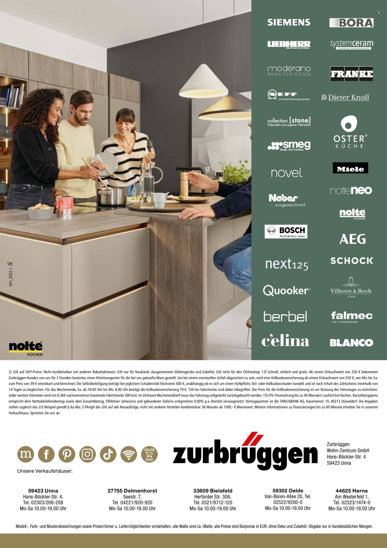 Prospekte Zurbrüggen - 22.2.2024 - 31.5.2024.