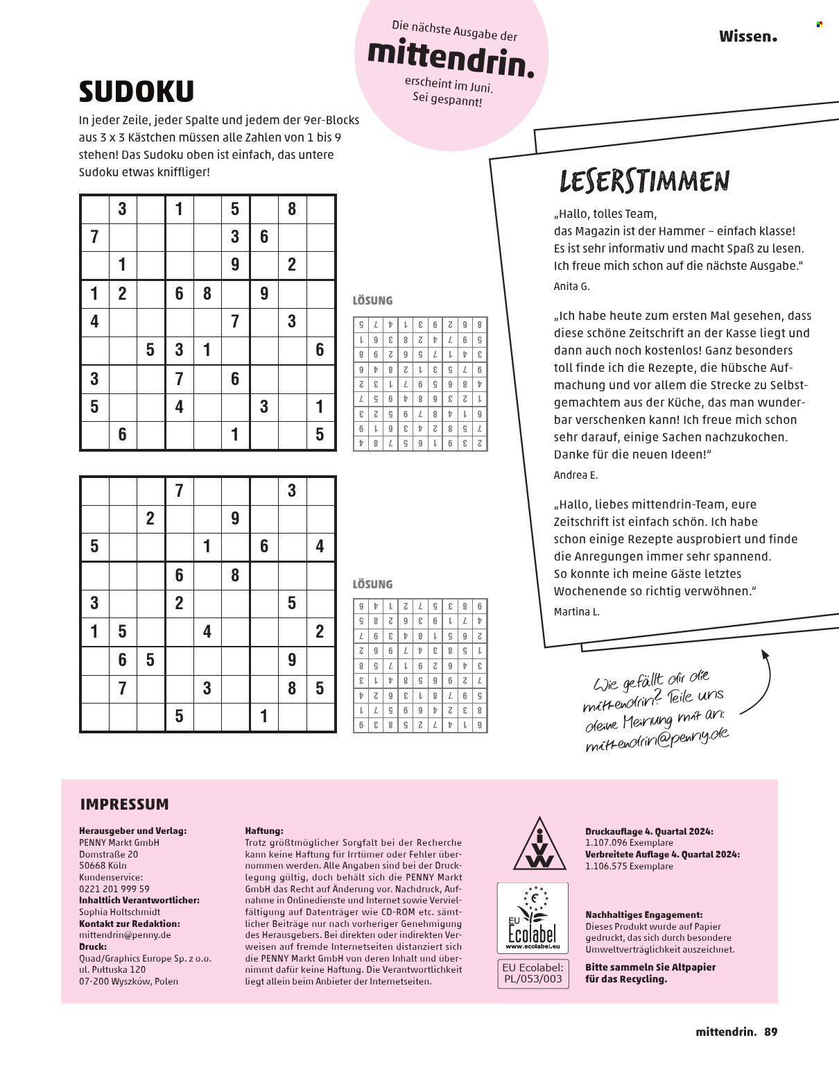 Penny Prospekte .
