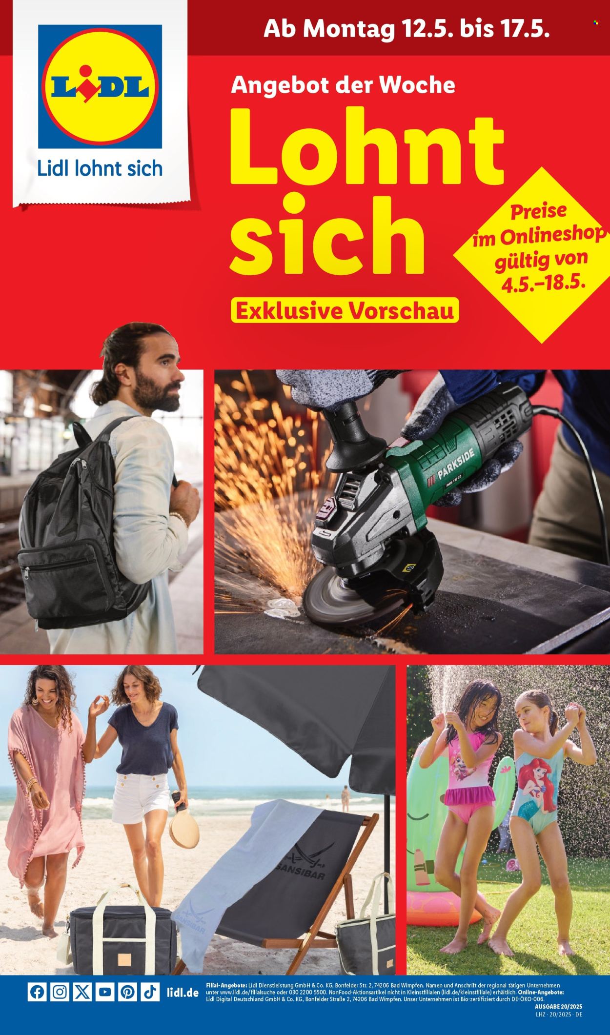 Lidl Prospekte  - 12.5.2025 - 17.5.2025.