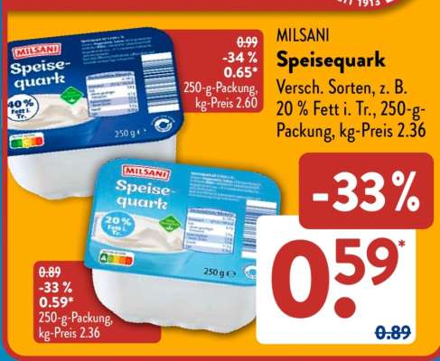 MILSANI Speisequark