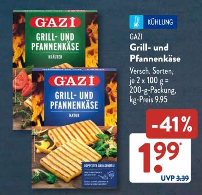 GAZI Grill- und Pfannenkäse