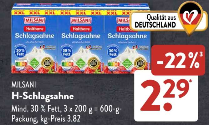MILSANI H-Schlagsahne