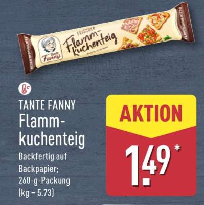 TANTE FANNY Flammkuchenteig