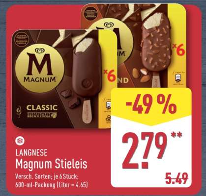 LANGNESE Magnum Stieleis
