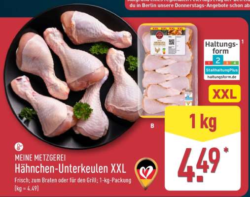 Hähnchen-Unterkeulen XXL