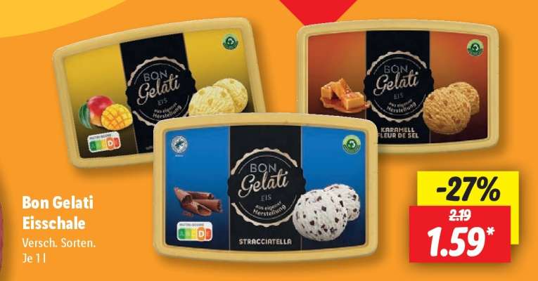 Bon Gelati Eisschale