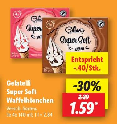 Gelatelli Super Soft Waffelhörnchen