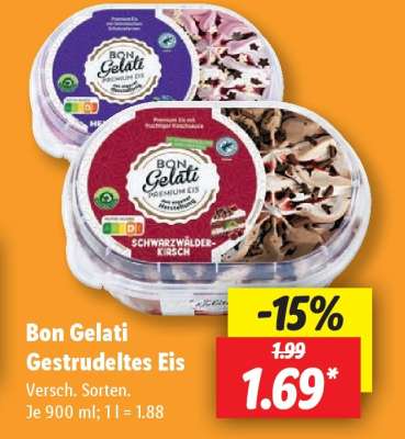 Bon Gelati Gestrudeltes Eis