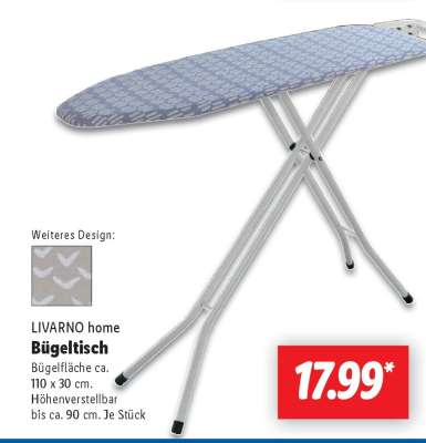 LIVARNO home Bügeltisch