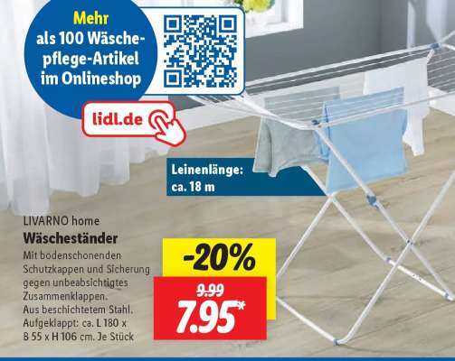 LIVARNO home Wäscheständer