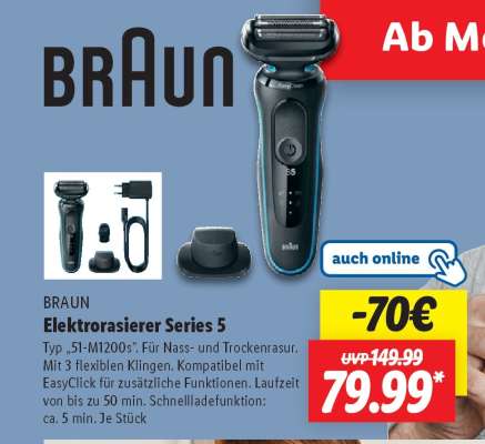 Braun Elektrorasierer Series 5