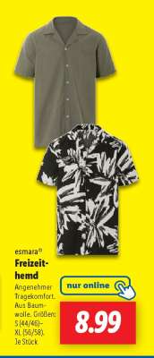 esmara® Freizeit-hemd