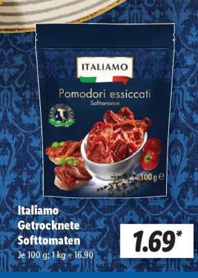 Italiamo Getrocknete Softtomaten
