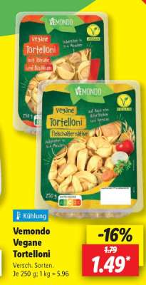 Vemondo Vegane Tortelloni