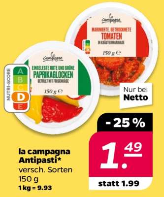 la campagna Antipasti*