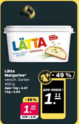 Lätta Margarine