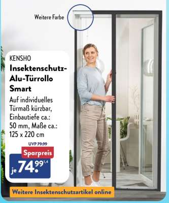 Kensho Insektenschutz-Alu-Türrollo Smart