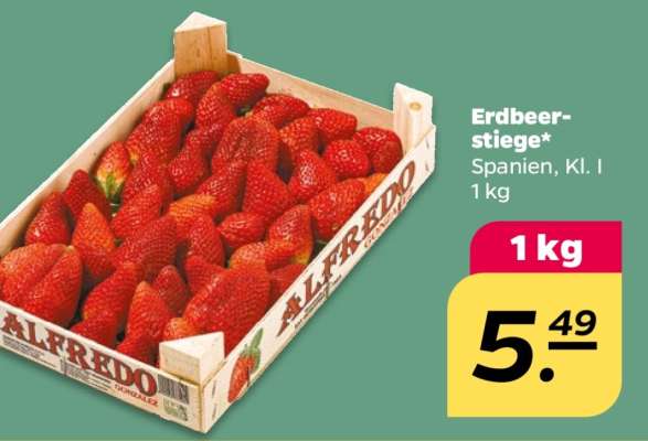Erdbeer-Stiege