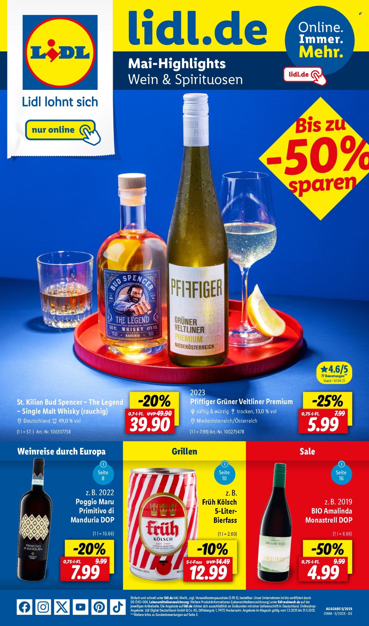 Lidl Prospekte  - 1.5.2025 - 31.5.2025.