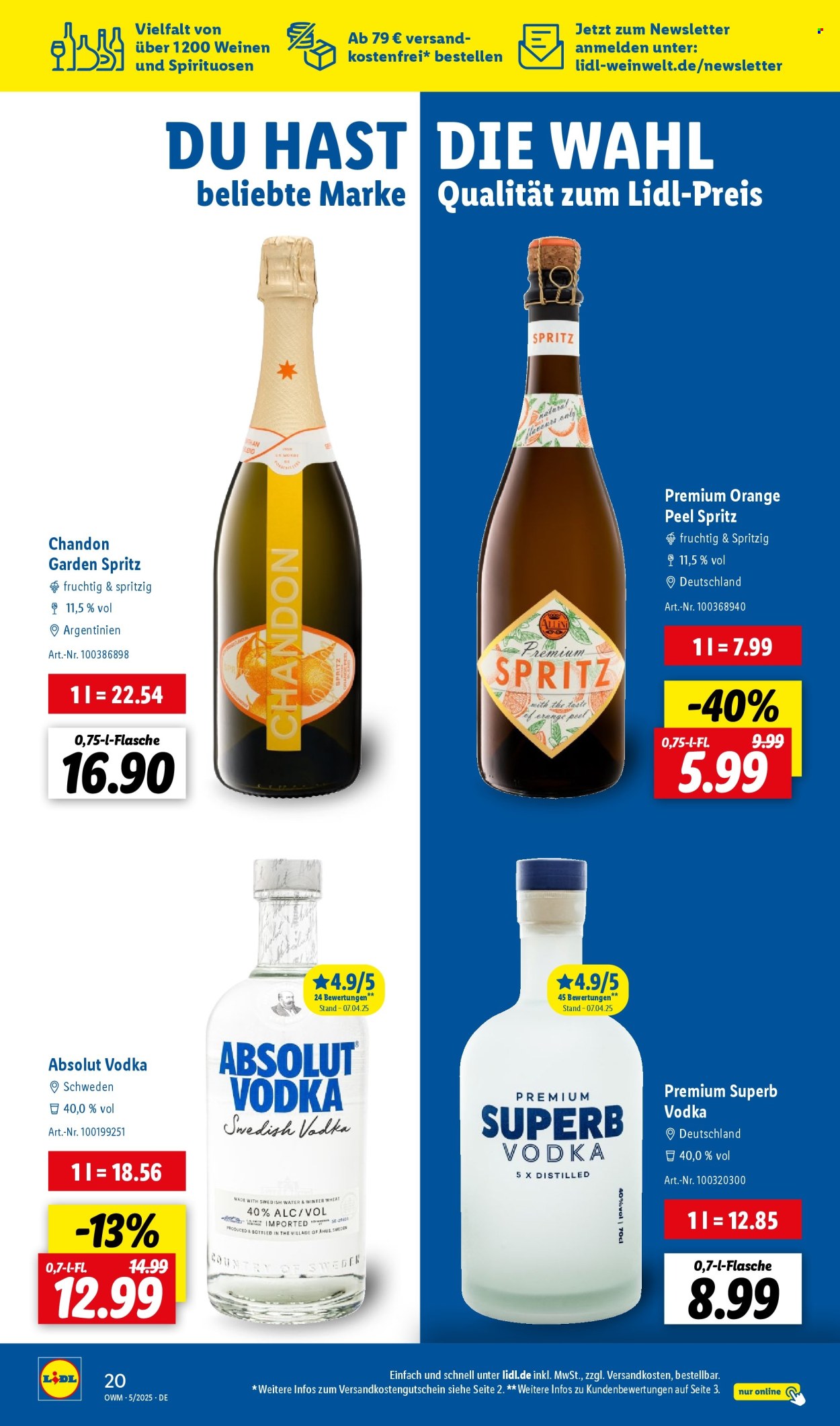 Lidl Prospekte  - 1.5.2025 - 31.5.2025.