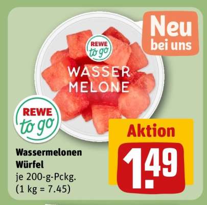 Wassermelonen Würfel