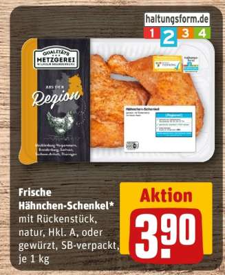 Frische Hähnchen-Schenkel