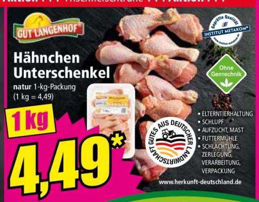 Hähnchen-Unterschenkel