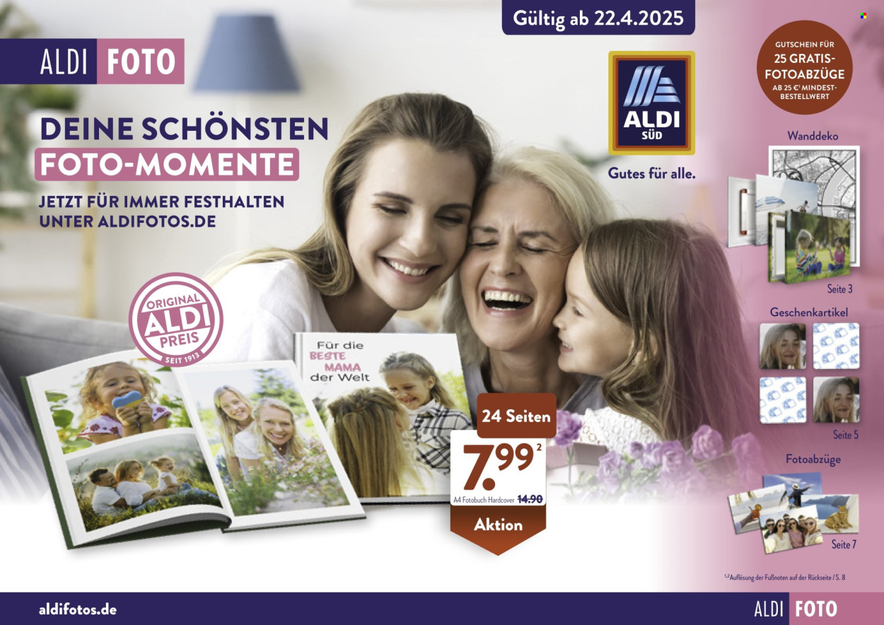 ALDI SÜD Prospekte  - 22.4.2025 - 2.6.2025.