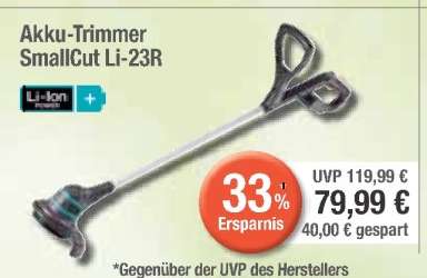 Akku-Trimmer SmallCut Li-23R