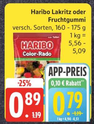 Haribo Lakritz oder Fruchtgummi
