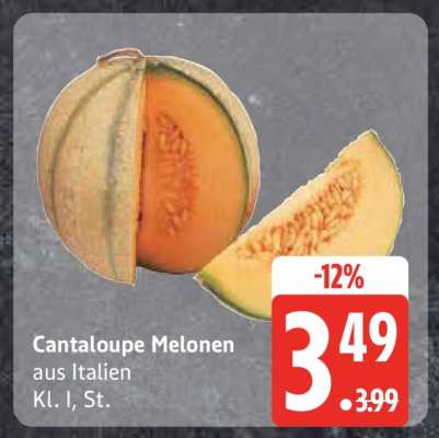 Cantaloupe Melonen