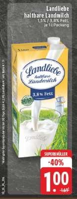 LANDLIEBE Haltbare Landmilch