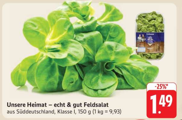 Unsere Heimat – echt & gut Feldsalat