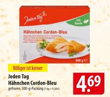 Jeden Tag Hähnchen Cordon bleu