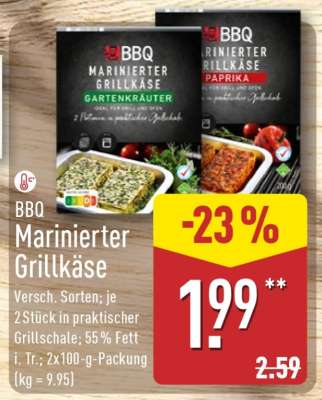BBQ Marinierter Grillkäse