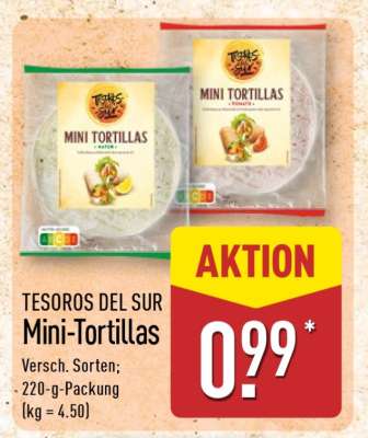 TESOROS DEL SUR Mini-Tortillas