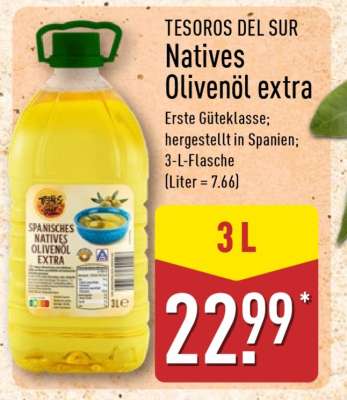 TESOROS DEL SUR Natives Olivenöl extra
