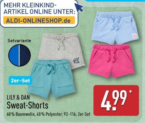 LILY & DAN Sweat-Shorts