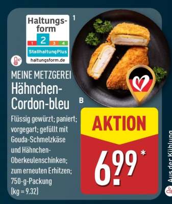 MEINE METZGEREI Hähnchen-Cordon-bleu