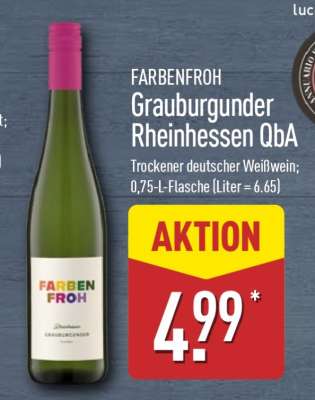 FARBENFROH Grauburgunder Rheinhessen QbA