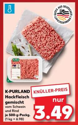 K-PURLAND Hackfleisch gemischt