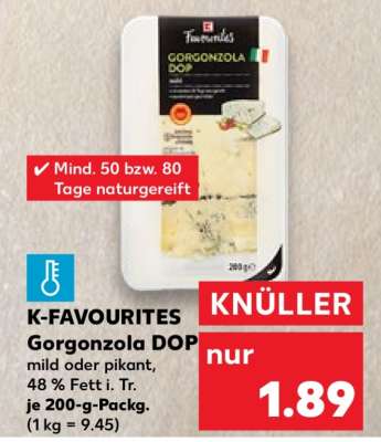 K-FAVOURITES Gorgonzola DOP