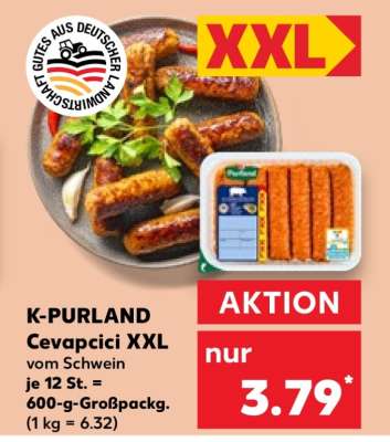 K-PURLAND Cevapcici XXL