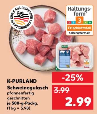 K-PURLAND Schweinegulasch