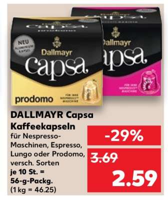 DALLMAYR Capsa Kaffeekapseln