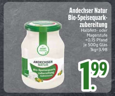 Andechser Natur Bio-Speisequarkzubereitung