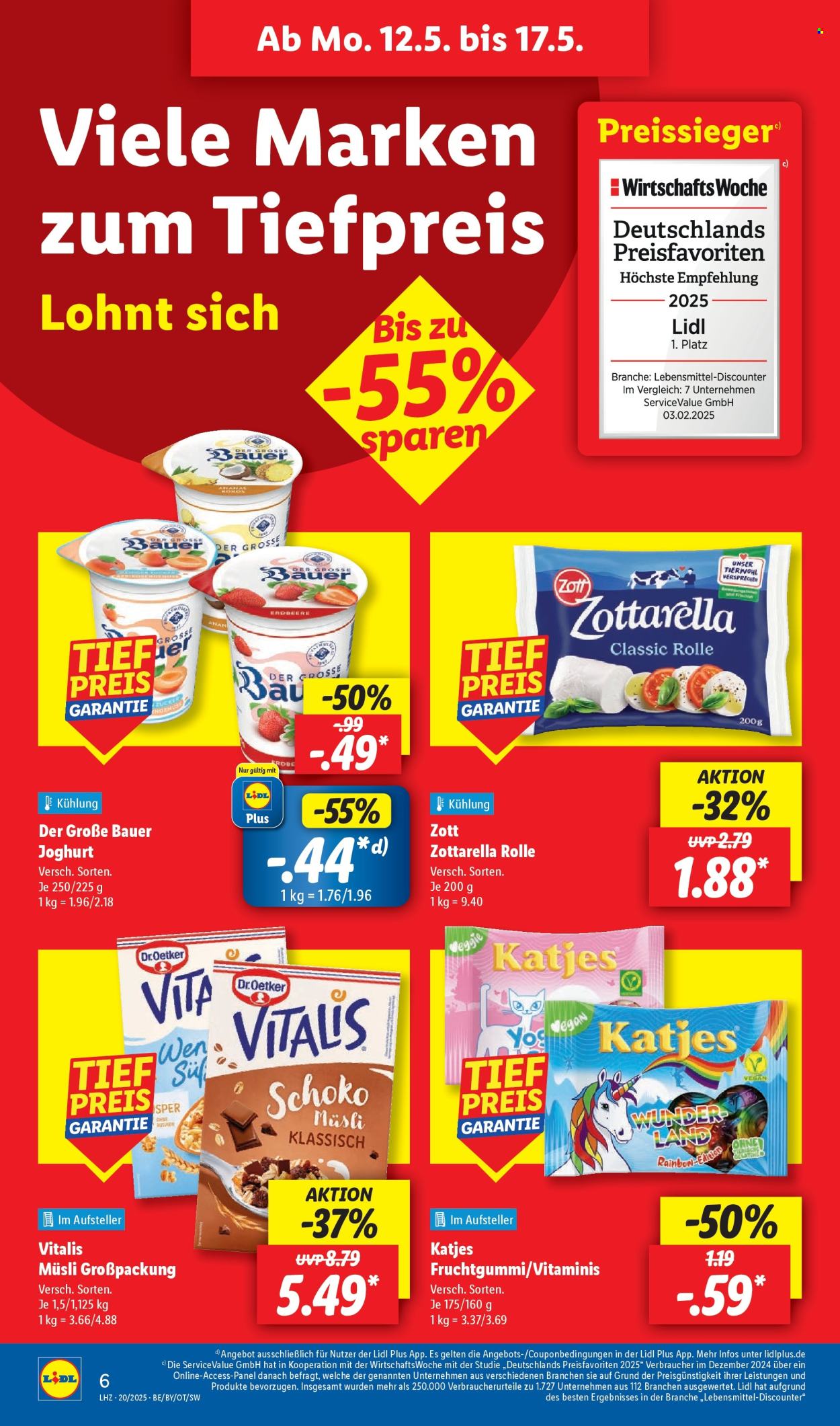 Lidl Prospekte  - 12.5.2025 - 17.5.2025.